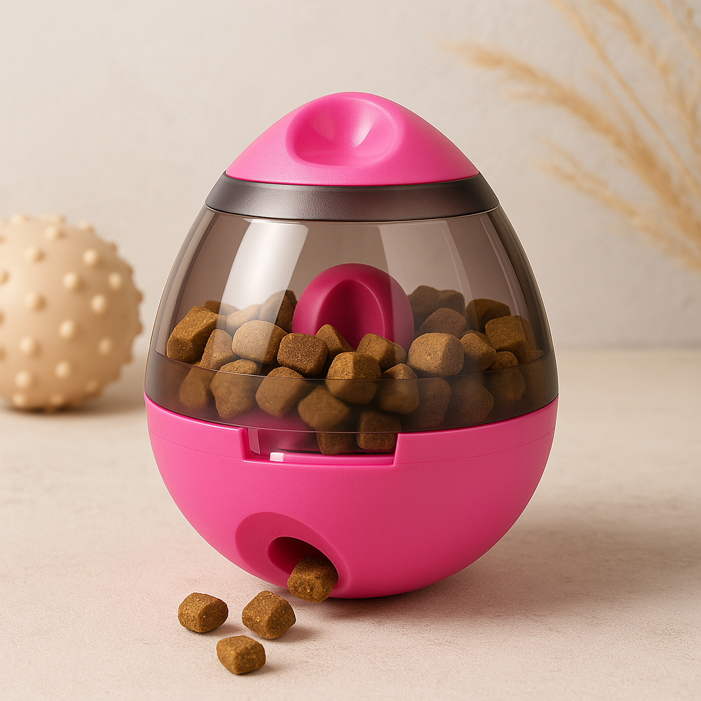 Interactive Treat Ball – Treat Dispensing Dog Toy