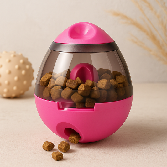 Interactive Treat Ball – Treat Dispensing Dog Toy