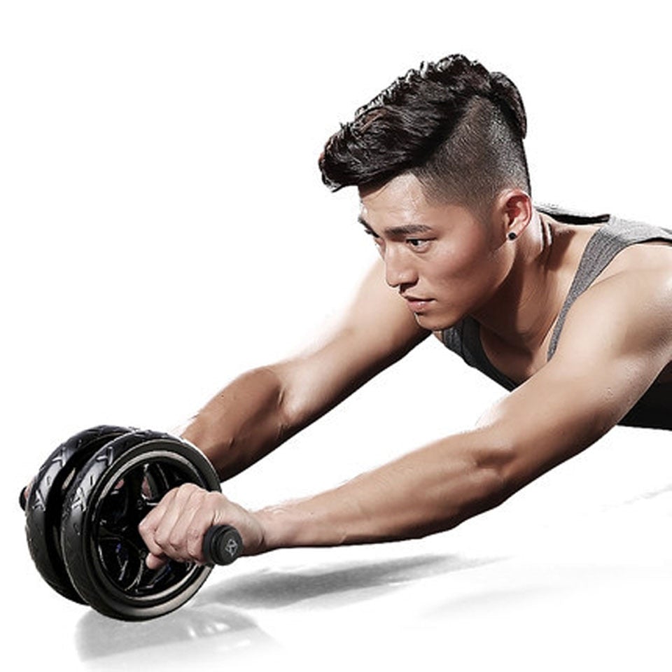 Double Wheel Ab Roller – Core Workout Wheel