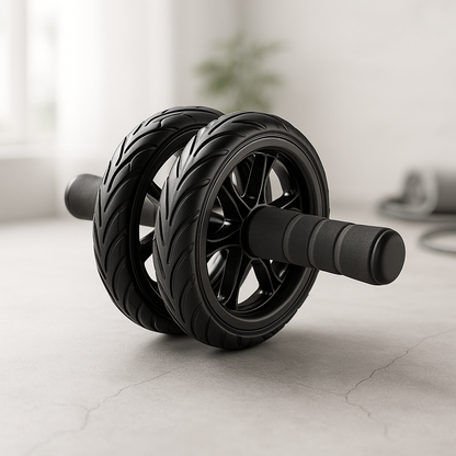 Double Wheel Ab Roller – Core Workout Wheel