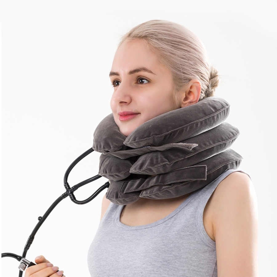 Neck Stretcher Pillow – Inflatable Cervical Neck Traction