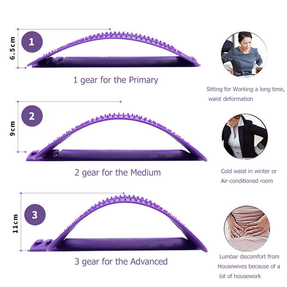 Back Stretcher Board – 3-Level Lumbar Arch Stretcher