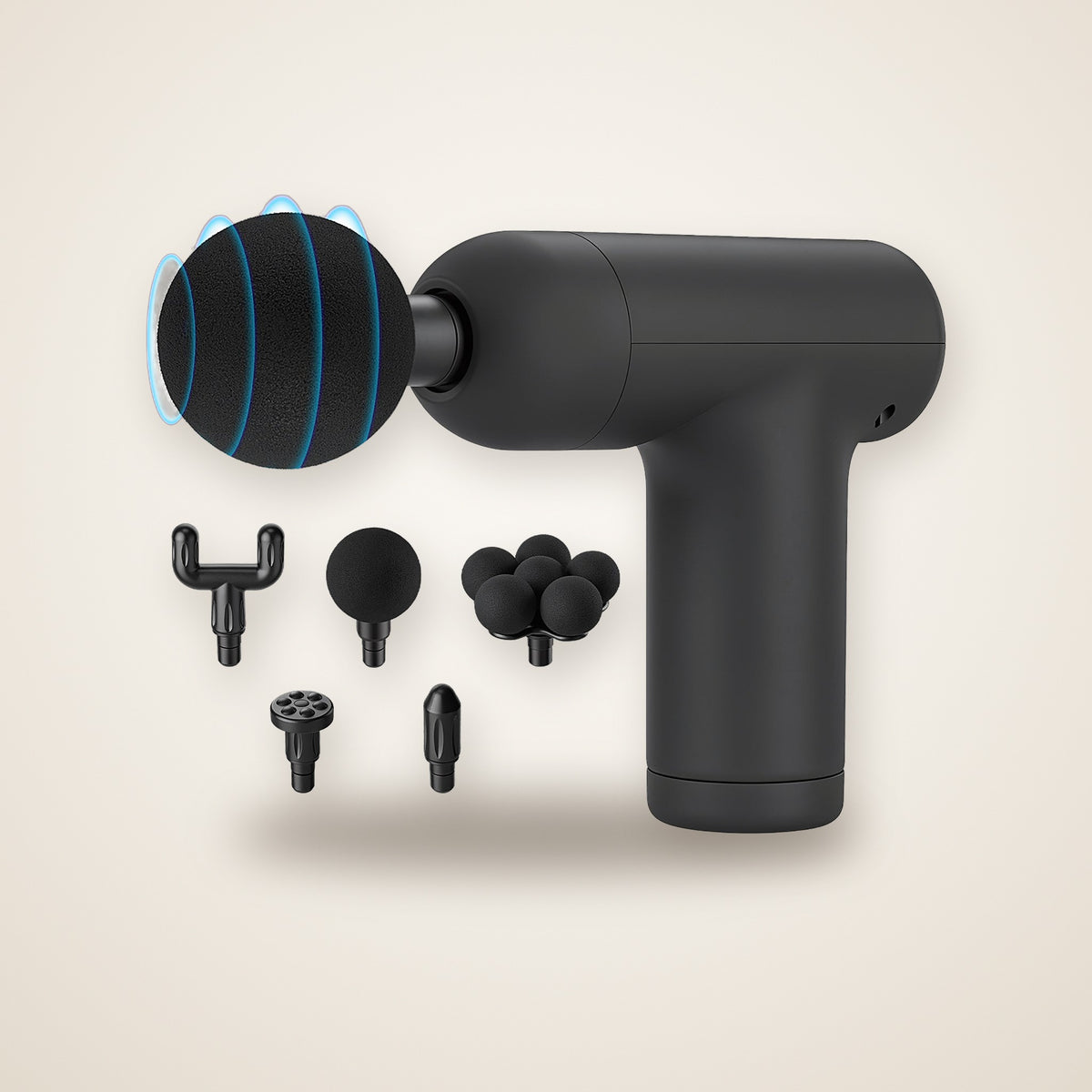 Nuvero Mini Massage Gun with 5 heads